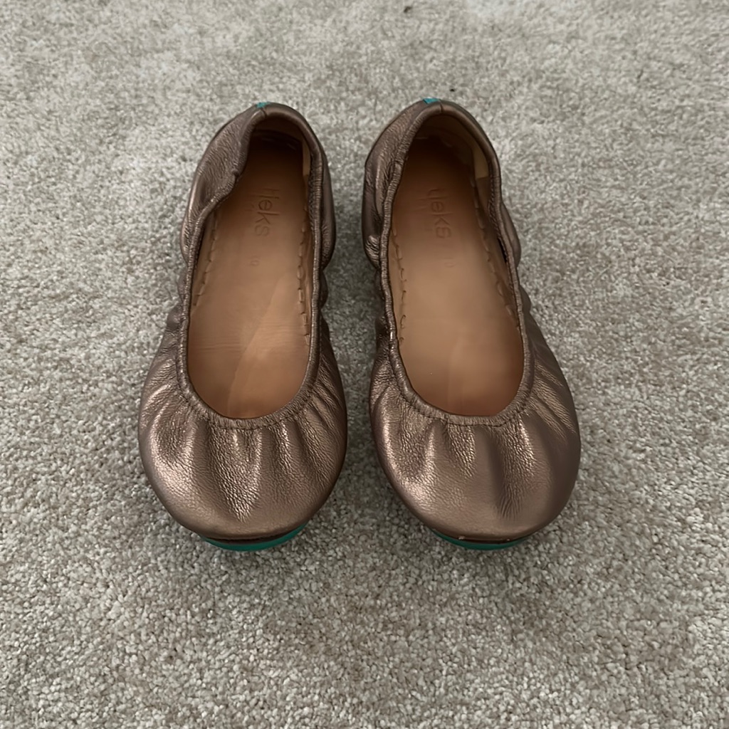 Tieks Metallic Bronze Flats
